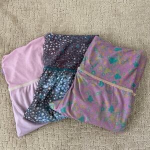 Teeki Mermaid Fairy Queen Coyote Moon Meadow Hot Pant Leggings BUNDLE Small